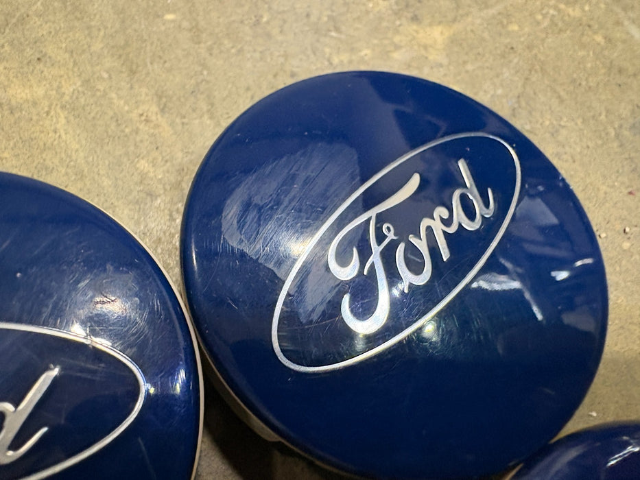 SET OF (4) FOUR FORD FUSION FOCUS FIESTA ESCAPE EDGE OEM CENTER CAP 6M21-1003-AA