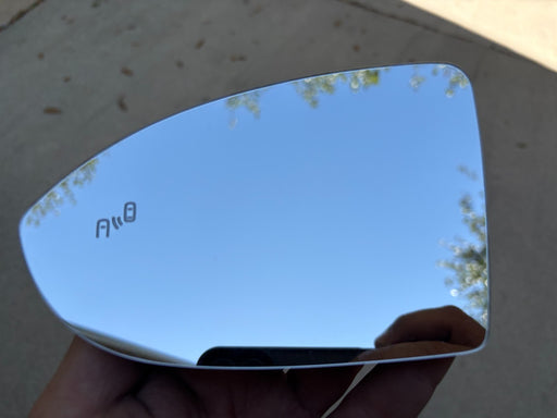 2019-2024 VOLKSWAGEN JETTA LEFT DRIVER VIEW MIRROR GLASS W/ BLIND SPOT OEM