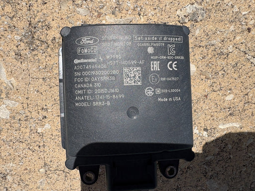 2017 - 2020 Ford Fusion Rear Left Blind Spot Radar Sensor OEM HS7T-14D599-AF