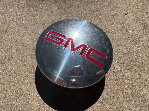 Set 4, 2018 Sierra Yukon Denali GMC Brushed Aluminum wheel Center Caps #22837060