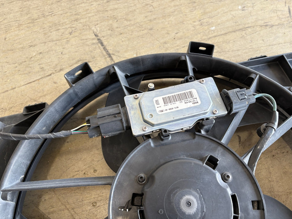 Original, 2010-2012 Ford Fusion 2.5L, Left Radiator Fan Motor Assembly OEM