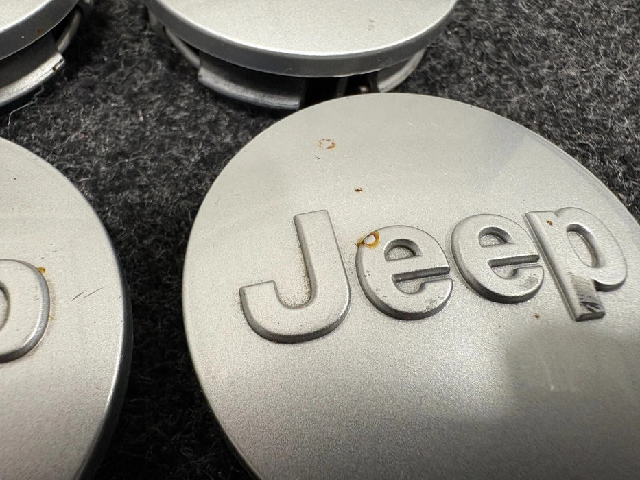 Set 4, 2007-2021 Grand Cherokee, Compass, Wrangler Wheel Center Cap #1LB77TRMAC