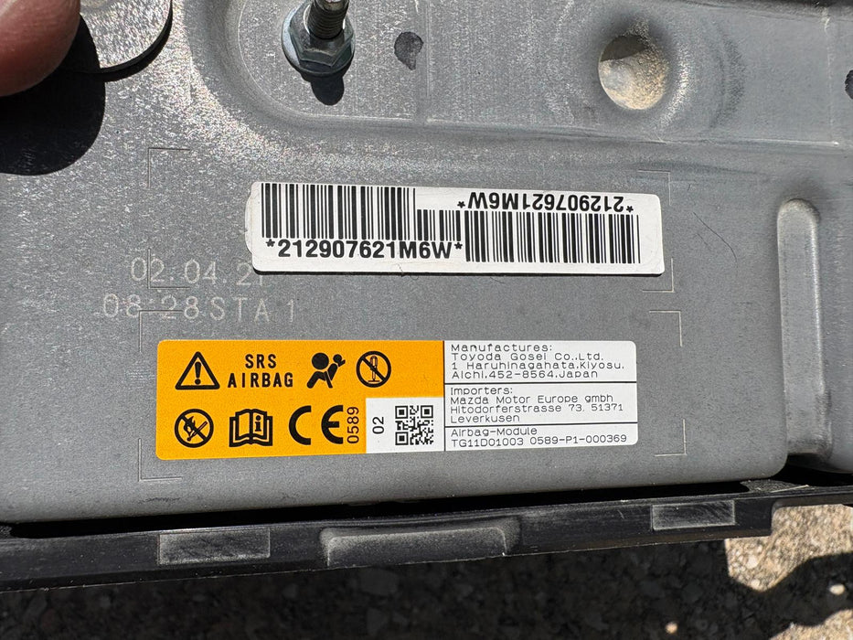 2020, 2021, 2022, 2023, 2024, 2025 Mazda CX-30 Airbag Dashboard Right Passenger Knee Air Bag OEM